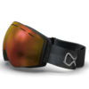 Mountain Black | Matte Reflective Orange Lava Ski/Snowboardbril