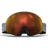 Mountain White | Matte Reflective Orange Lava Ski/Snowboardbril