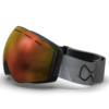 Mountain White | Matte Reflective Orange Lava Ski/Snowboardbril